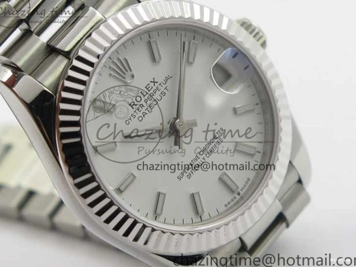 MiroTime 0322 Lightweight Datejust 31mm 278275 SS BP Maker Best Edition White Stick Markers Dial on SS President Bracelet 3100